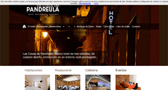 Desktop Screenshot of lascasasdepandreula.com